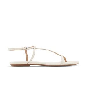 Brand New White Vegan Flats